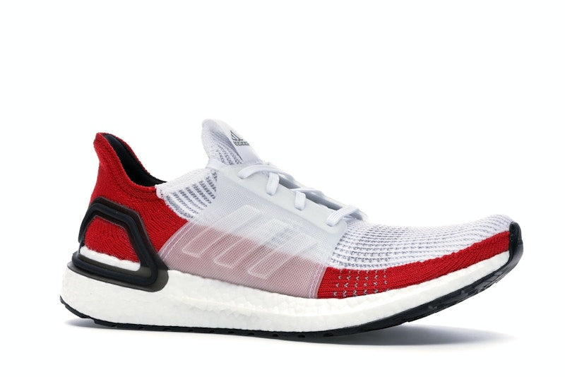 adidas Ultra Boost 19 White Scarlet