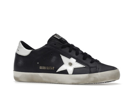 Golden Goose Super-Star Black White Leather (Women's)