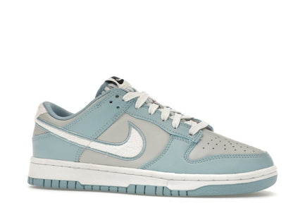 Nike Dunk Low Retro Fleece Swoosh Worn Blue