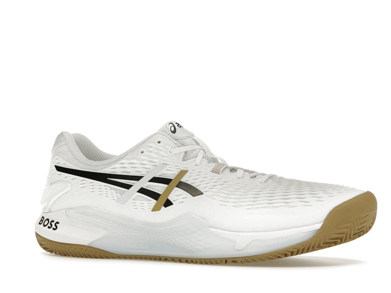ASICS Gel-Resolution 9 Clay BOSS Matteo Berrettini White Camel