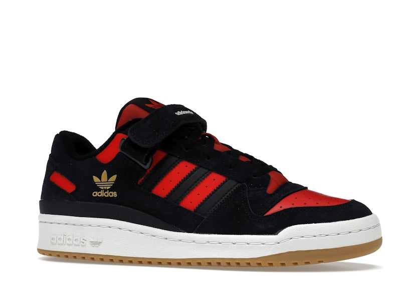 adidas Forum Low Core Black Core Black Vivid Red
