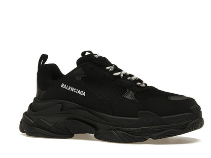 Balenciaga Triple S Black White Laces