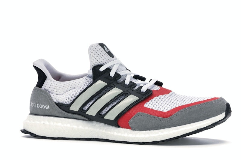 adidas Ultra Boost S&L White Grey Scarlet