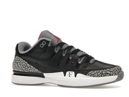 Nike Zoom Vapor AJ3 Black Cement