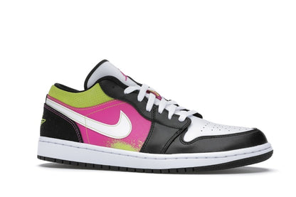 Jordan 1 Low Black Active Fuchsia Cyber