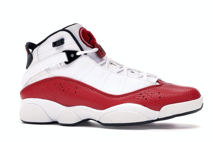 Jordan 6 Rings White University Red