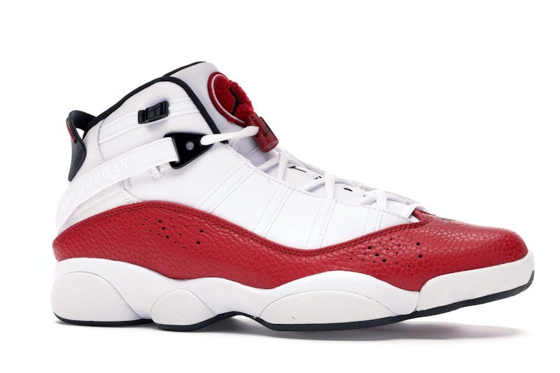 Jordan 6 Rings White University Red