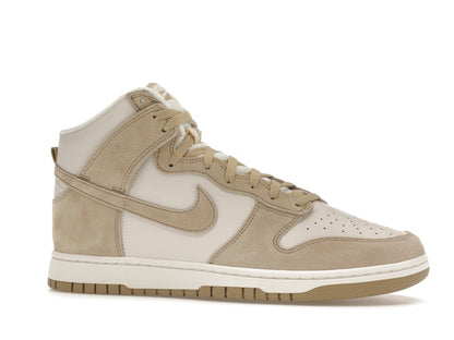 Nike Dunk High Tan Suede White