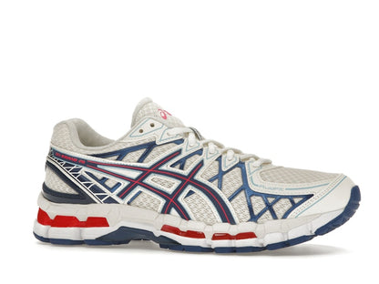 ASICS Gel-Kayano 20 Cream Blue Red
