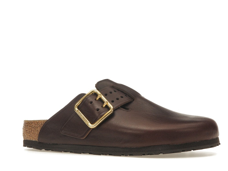 Birkenstock Boston Bold Leather Roast Brown