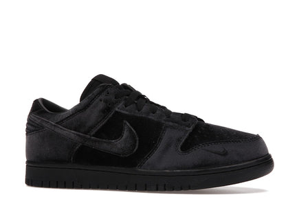 Nike Dunk Low Dover Street Market Triple Black Velvet