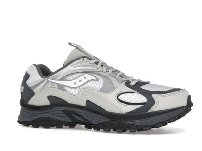 Saucony Grid Aura X Grey Pack White
