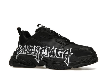 Balenciaga Triple S DIY Metal Artwork Black