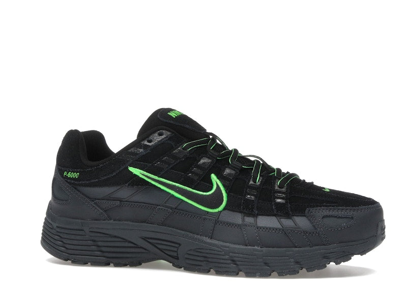 Nike P-6000 PRM Black Green Strike