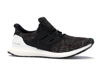 adidas Ultra Boost 4.0 Black Multi-Color White Heel Cage