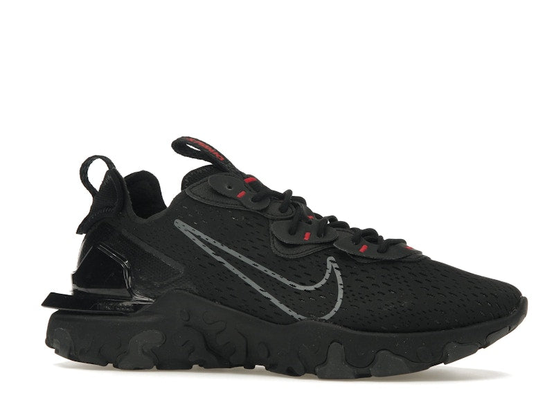 Nike React Vision Black Grey Swoosh