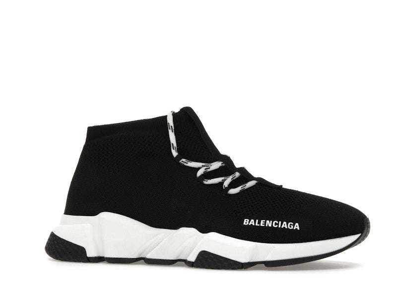 Balenciaga Speed Lace Up Black White (Women's)