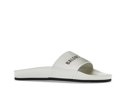 Balenciaga Pool Slide White Black (Women's)
