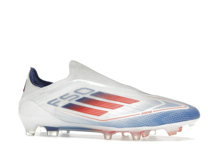 adidas F50 Elite Laceless FG Cloud White Solar Red Lucid Blue