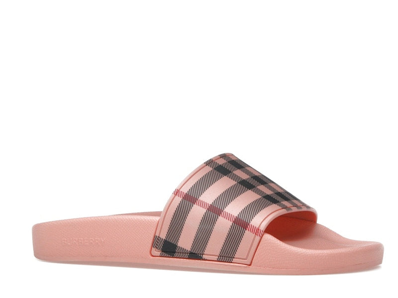 Burberry Furley Slides Vintage Check Pink (Women's)