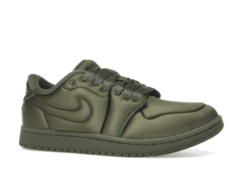 Jordan 1 Low Method of Make Satin Medium Olive (Women's)