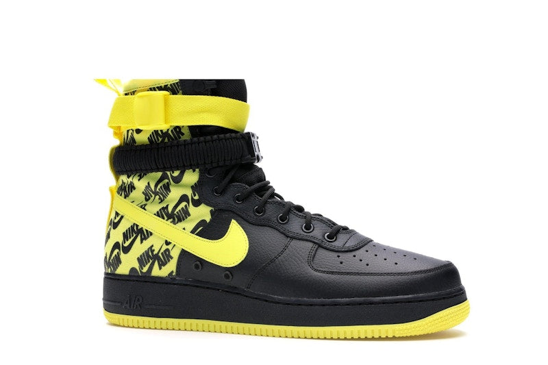 Nike SF Air Force 1 High Black Dynamic Yellow