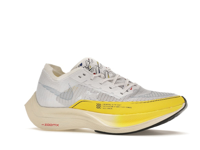 Nike ZoomX Vaporfly Next% 2 White Yellow Strike (Women's)