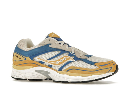 Saucony ProGrid Omni 9 Premium Cream Yellow Royal Blue