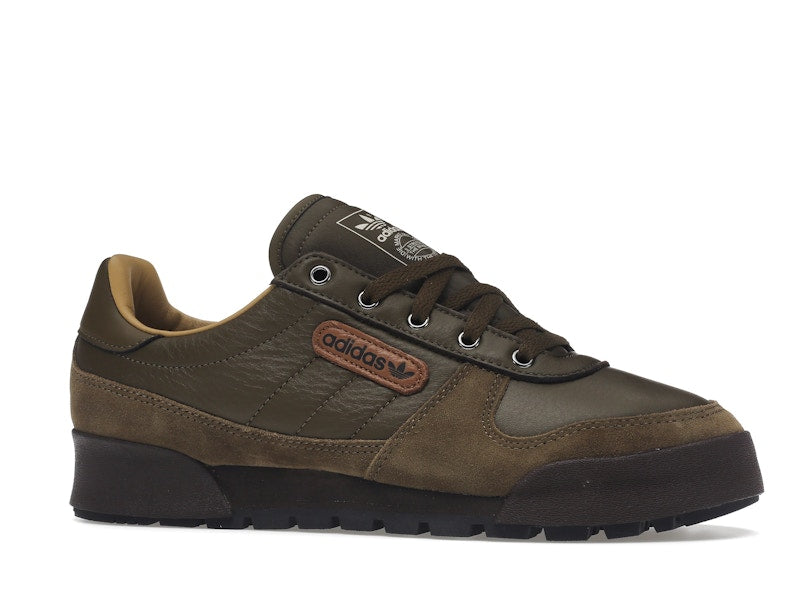 adidas Carnforth SPZL Trace Olive Golden Beige Dark Brown