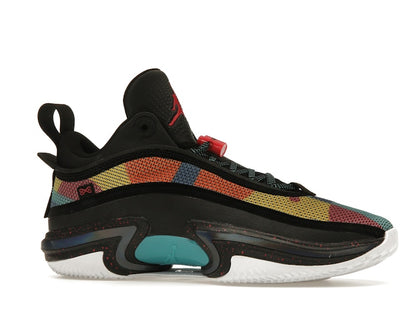 Jordan 36 Low Black Multi-Color