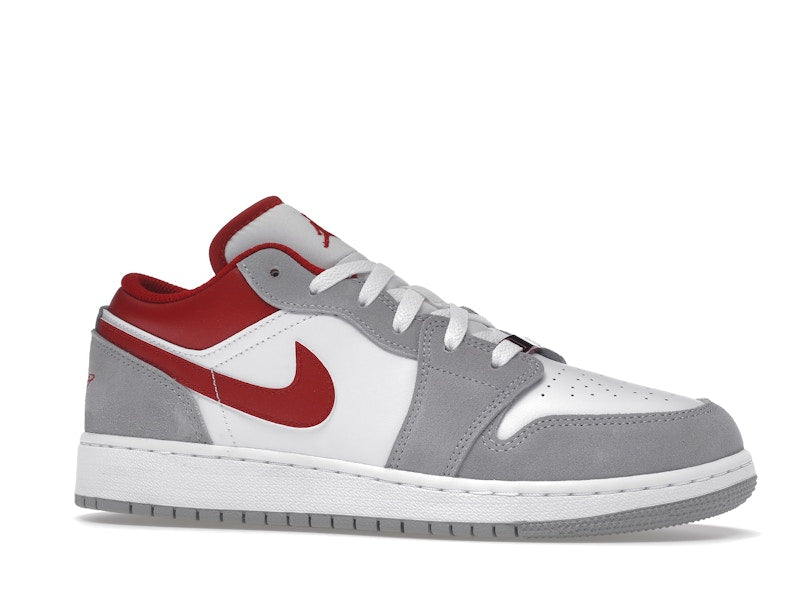 Jordan 1 Low SE Smoke Grey Gym Red (GS)