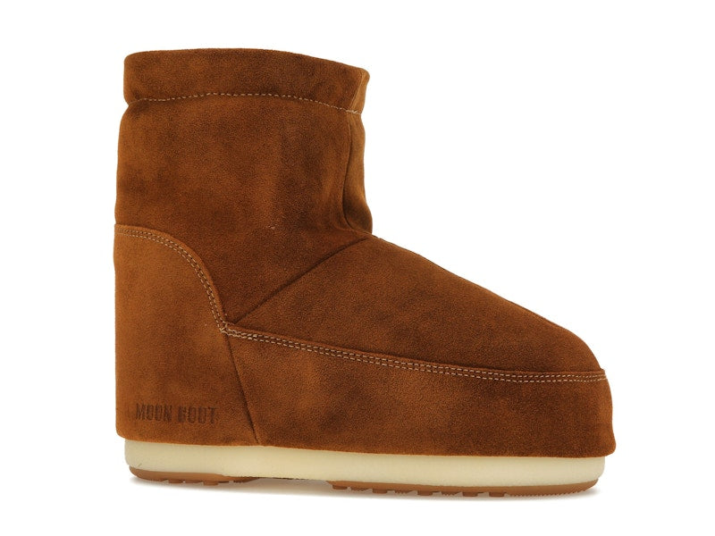 Moon Boot No Lace Suede Boot Tan
