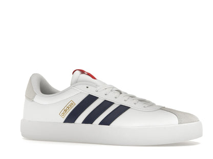 adidas Vl Court 3.0 Cloud White Dark Blue Better Scarlet