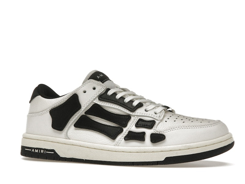 AMIRI Skel Top Low White Black White