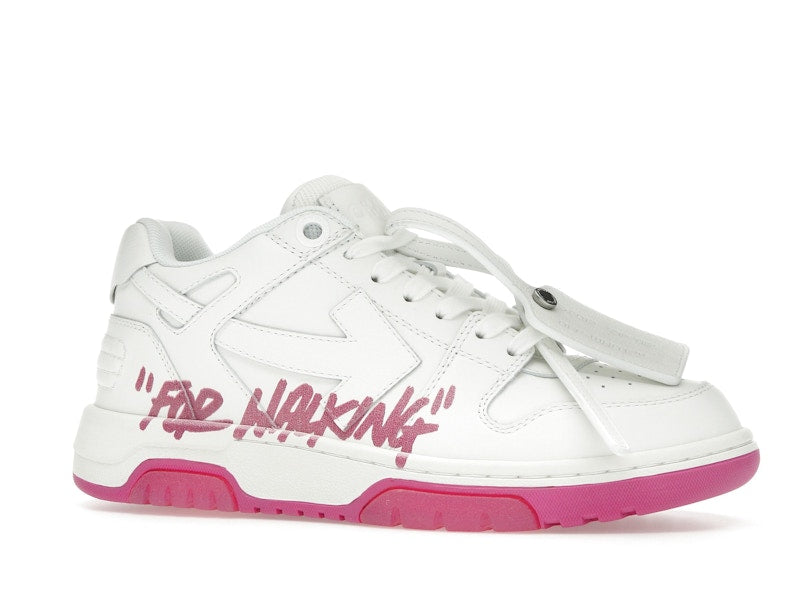 OFF-WHITE Out Of Office Low Tops (W) For Walking Fuschia