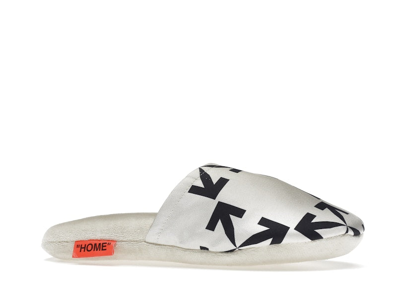 OFF-WHITE Arrow Pattern Slippers White/Black