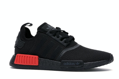 adidas NMD R1 Core Black Lush Red