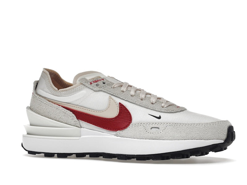 Nike Waffle One SE Sail Pearl White Black Gym Red (Women's)