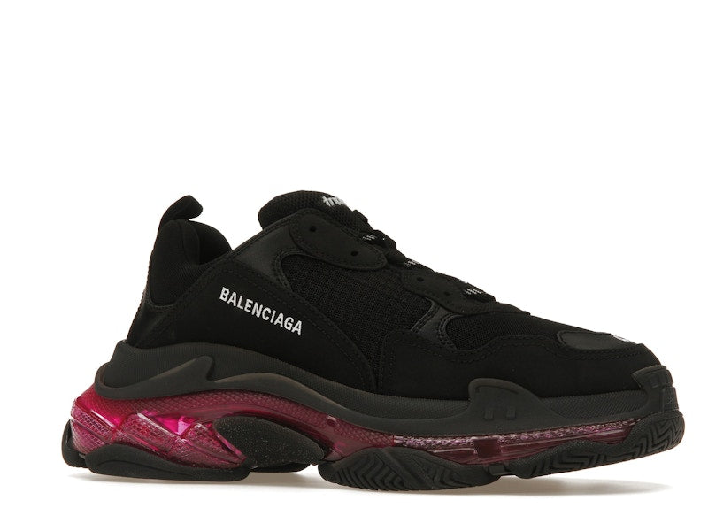 Balenciaga Triple S Clear Sole Neon Pink