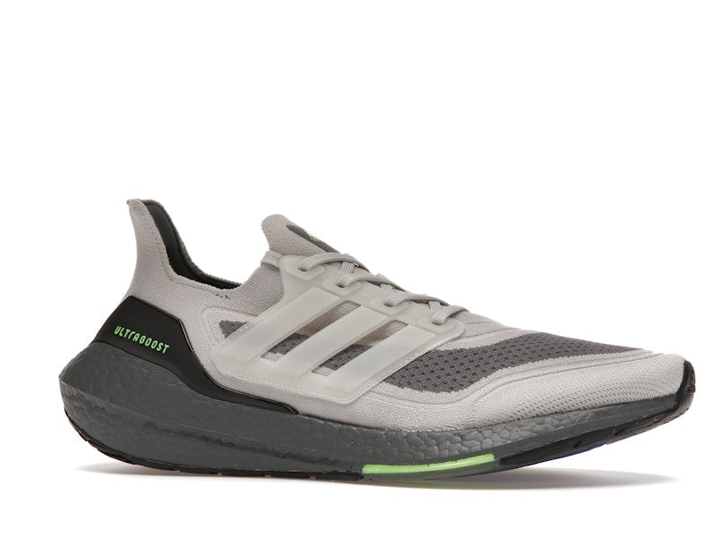 adidas Ultra Boost 21 Metal Grey Signal Green