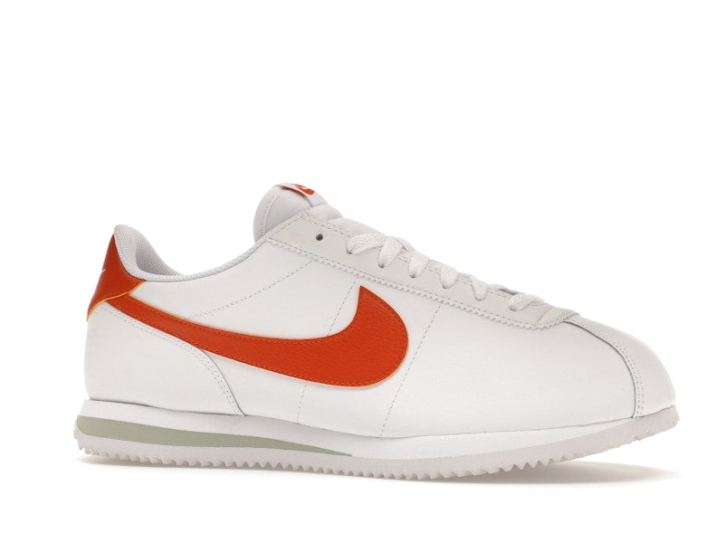 Nike Cortez White Campfire Orange