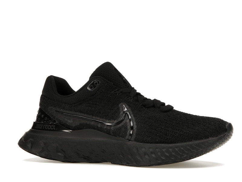 Nike React Infinity Run Flyknit 3 Triple Black (Women's)