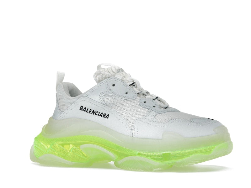 Balenciaga Triple S Clear Sole White Fluo Yellow (Women's)