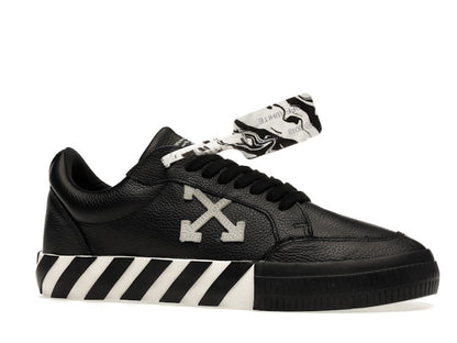 OFF-WHITE Vulc Low Leather Black White FW21