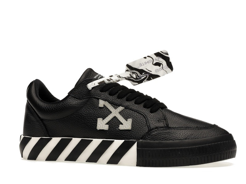 OFF-WHITE Vulc Low Leather Black White FW21