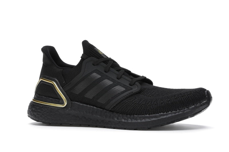 adidas Ultra Boost 20 Core Black Gold Metallic
