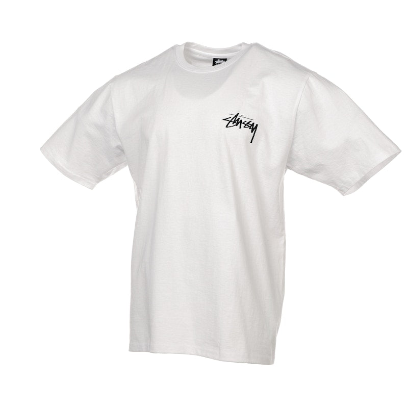 Stussy Fuzzy Dice Tee White