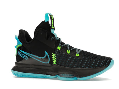 Nike LeBron Witness 5 Black Light Blue Fury