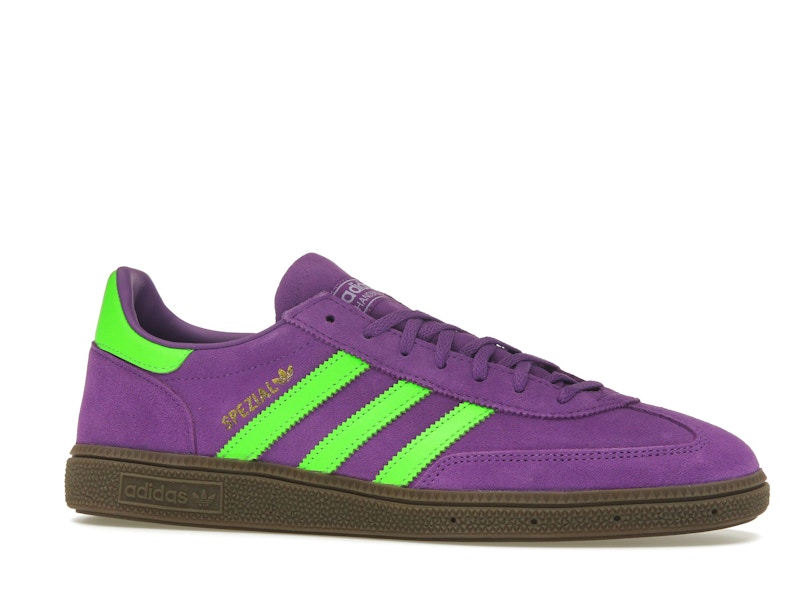 adidas Handball Spezial Elastic Active Purple Solar Green (Women's)