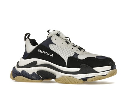 Balenciaga Triple S White Navy Black